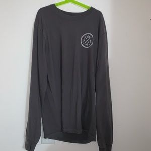 Grey Sand Cloud Graphic Long Sleeve Tee